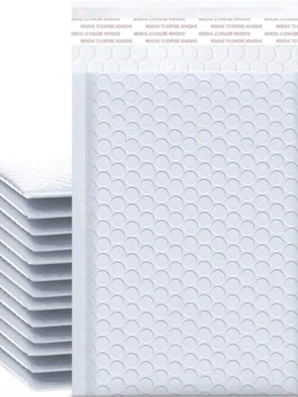 10/7$ White Bubble Mailer with Peel & Seal Adhesive - Home Party Supplies